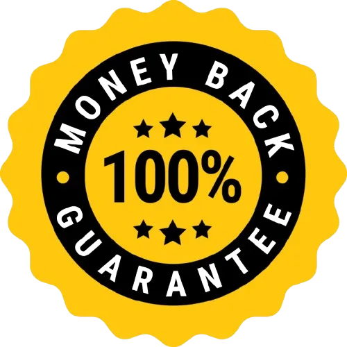 60-day money-back guarantee seal