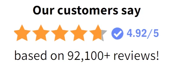 5-star rating 4.9 out of 5 from 1000+ verified customers